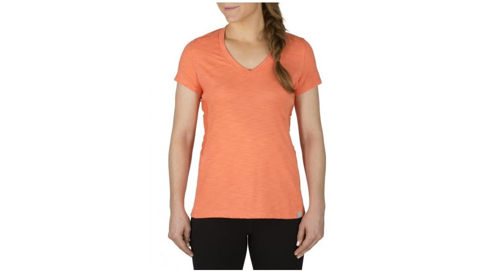 5.11 Tactical Zig Zag V-Neck, CORAL, M 61306-CORAL-M