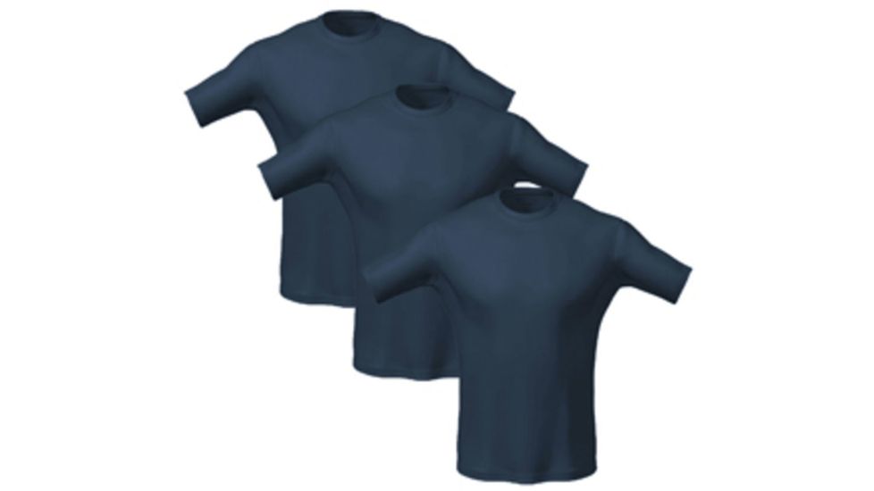 5.11 Tactical Utili-T Crew Shirt Three Pack - Men's, Dark Navy, S, 40016-724-S