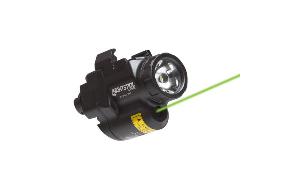 Nightstick TCM-5B Subcompact Weapon Light with Green Laser for Narrow Rail Models 650 Lumens Black C8927896, NITCM5BGL