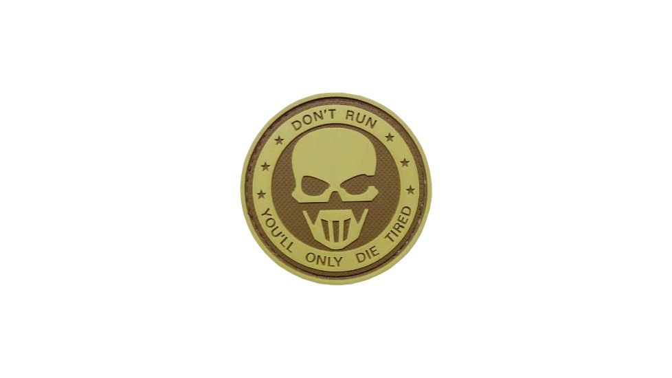 5ive Star Gear PVC Morale Patch, Slogans, Dont Run Ghost 6784000