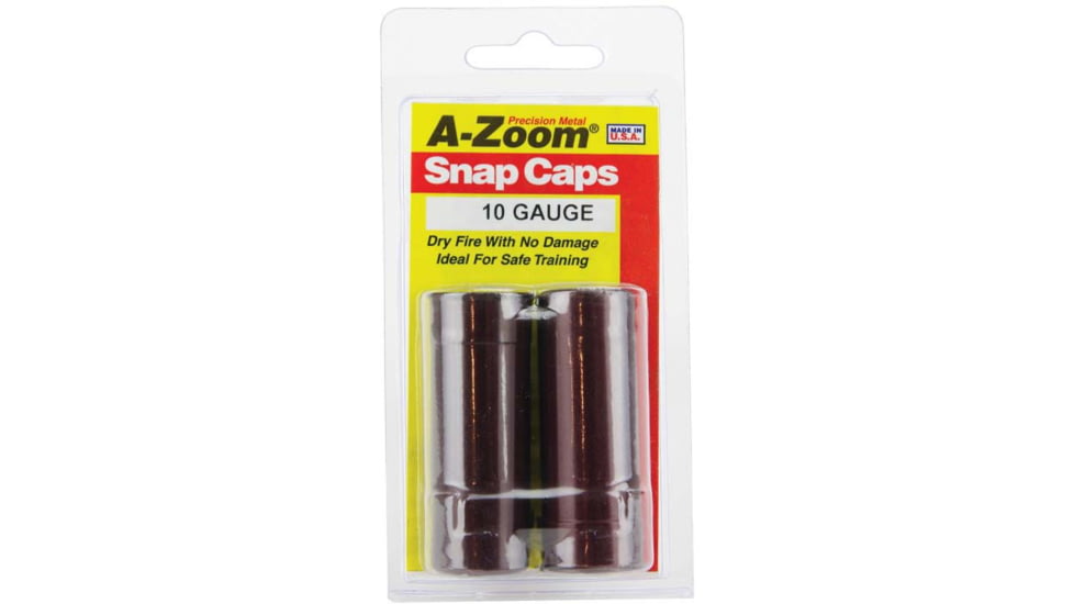 A-Zoom Precision Shotgun Snap Caps, 10 Gauge, 2 Pack