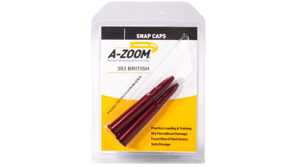 A-Zoom Rifle Snap Caps, 2 Pack - .303 British - 12226