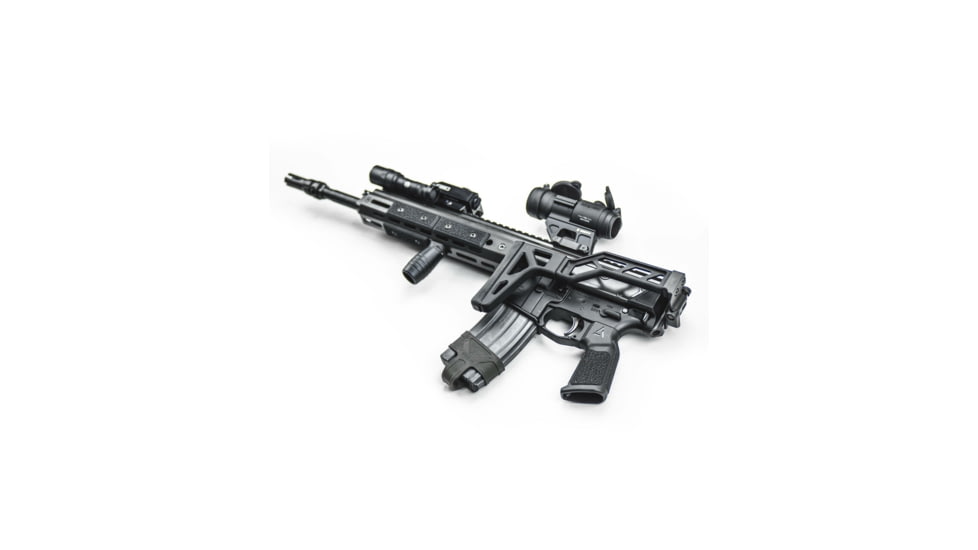 A3 Industries +10 Degree M-LOK Mini Modular Vertical Foregrip - 2in Grooved Grip