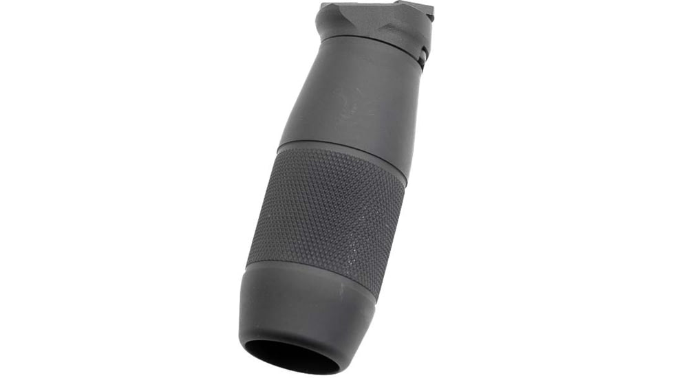 A3 Industries +10 Degree M-LOK Mini Modular Vertical Foregrip - 3in Textured Grip, Black, VFG-194