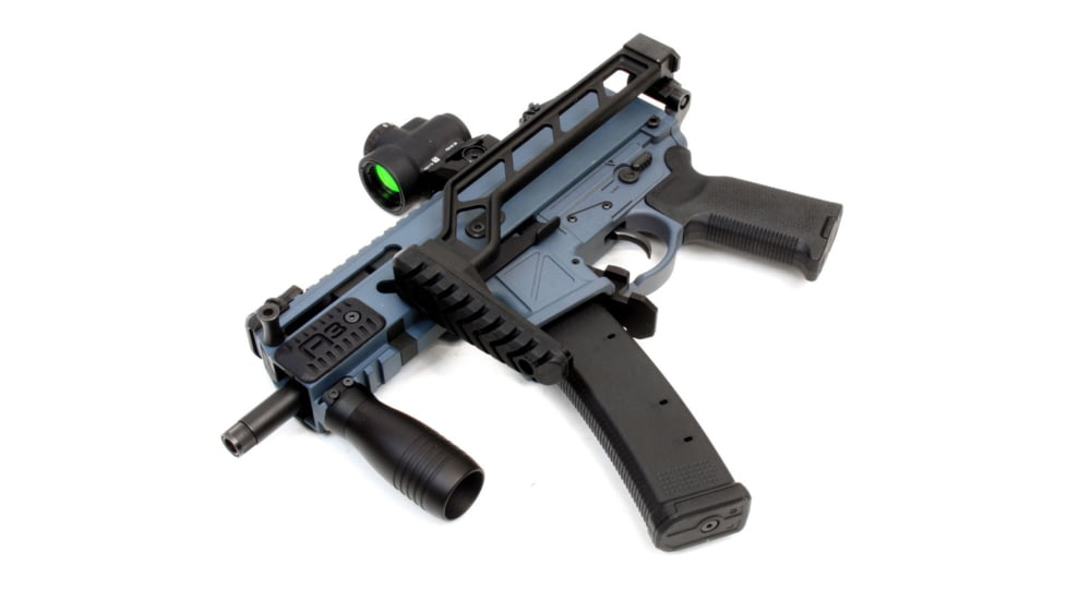 A3 Industries Compact Modular Vertical Foregrips, Compact Single-Slot M-Lok Mounting Base With 2In Grooved Grip, Aluminum, Black, VFG-152