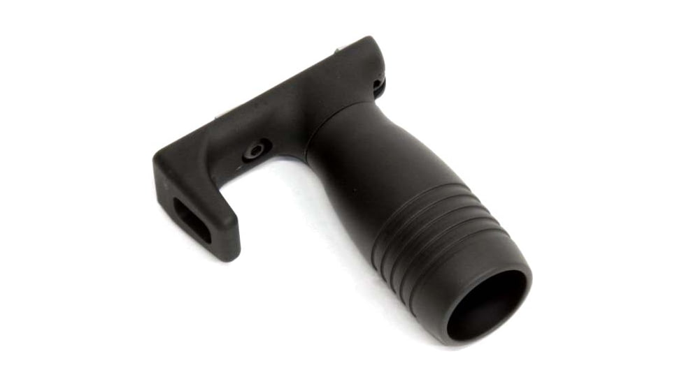 A3 Industries M-LOK Modular Vertical Foregrips w/ Integrated Handstop, 2.75In HK Grooved Aluminum Grip, Polymer Base, 3.5 Oz., Black, VFG-106