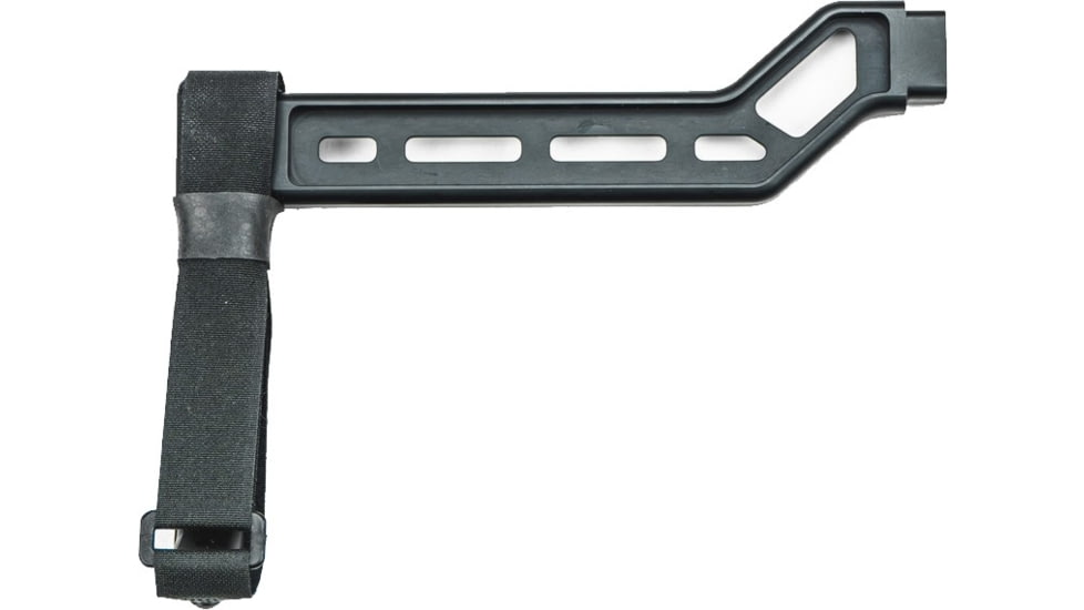 A3 Industries Modular Fixed Length Folding Brace, Polymer Steady-Brace, 6.5in Offset Extension, Black, MFB-6-50-OFF-PSB