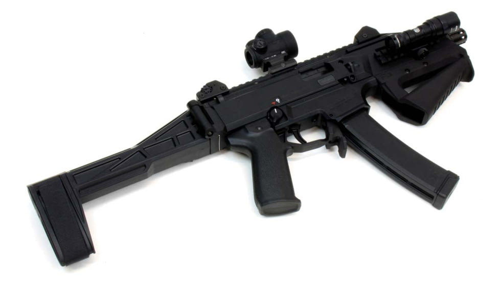 A3 Industries SAF-200 Style CZ Scorpion Grip, Black, Picatinny, AFG-130