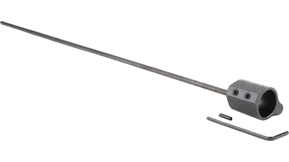 ABC RIFLE COMPANY AR-15/AR-10 Low Profile Steel Gas Block Gas Tube Assembly, .750 in Gas Block, Black, Mid Length, Black, UPK-GTMBGB750