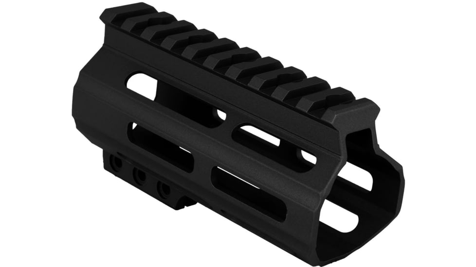 ABC RIFLE COMPANY Custom Slim AR-15 M-LOK Handguard, 4.5in, Black, HG15-CM-ML4D-BLK