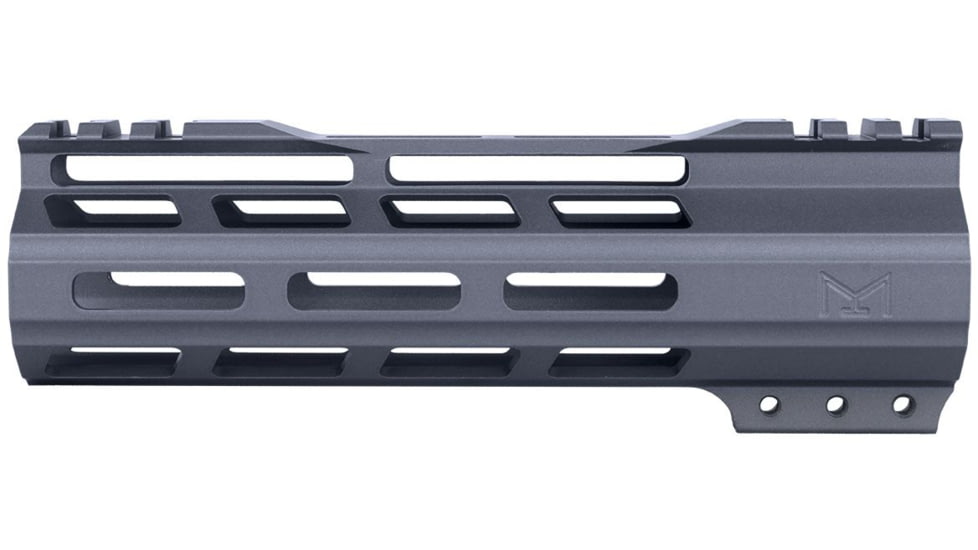ABC RIFLE COMPANY Super Slim Free Float Hybrid Top Cut AR-15 M-LOK Handguard, 7in, Cerakote Sniper Grey, HG15-TC-ML7-SG