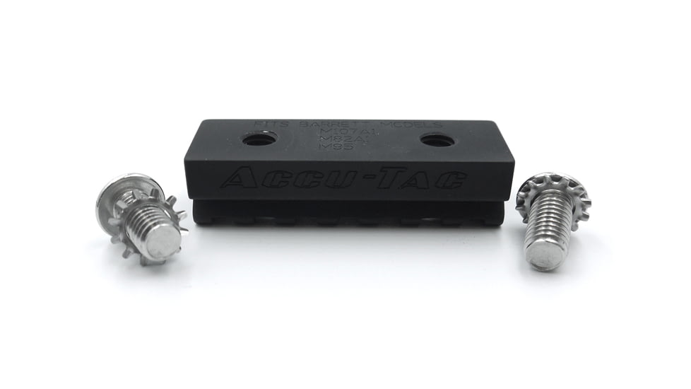 ACCU-TAC Bipod Barrett Spec-MF Rail, Flat Black BSPR-MFA