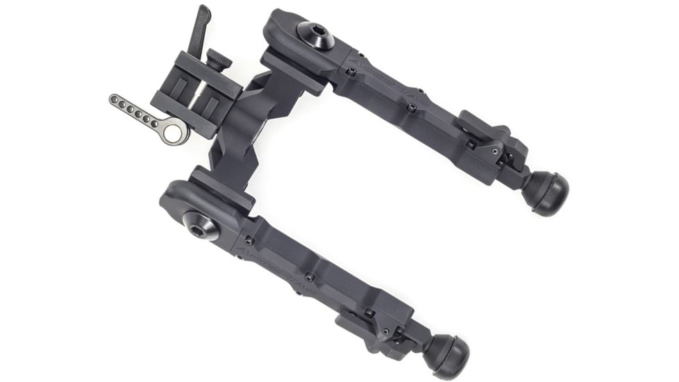 ACCU-TAC WB-4 Wide Body Bipod, Flat Black, WBB-0400