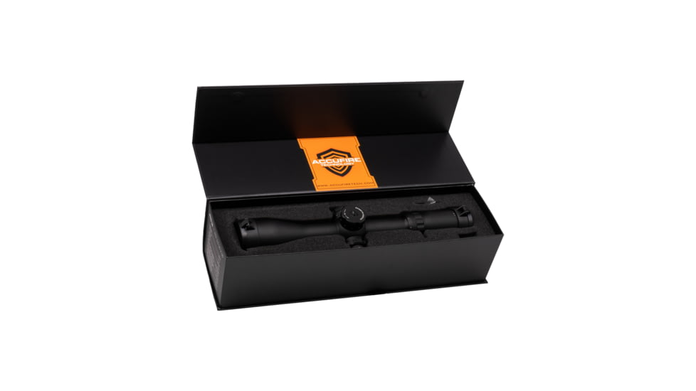 Accufire Technology Prospectis ATRO-20 Rifle Scope, 2.5-20x50mm, 34mm Tube, First Focal Plane, Mil-Comp Reticle, Black, ACC-PT20-2020G1