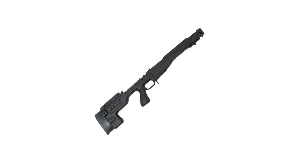 USED DEMO, Accuracy International Rem 700 AT Chassis System, Short Action, .308 Win, 1.5 Fixed Stock, Black, 26694BL, EDEMO1