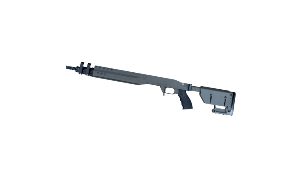 Accuracy Solutions F.A.S.T. Chassis FEM 33 II Rem 700 Long Action - Side Bolt Release, Folding Stock, Right Hand Bolt, OD Green, AS-20502