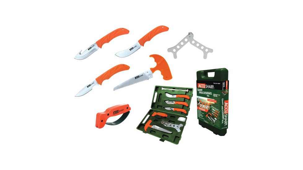 Accusharp Game Processing Kit Complete 9-piece Kit W/hd Case