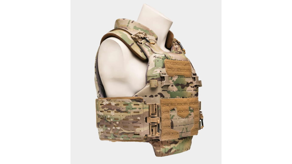 Ace Link Armor CIBV Cataphract Level IIIA Standard Bulletproof Vest, Multicam, One Size, CIBV-3A-MUL-S-2XL