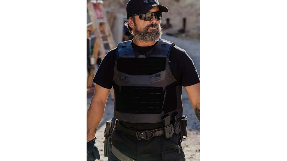 Ace Link Armor Hybrid Vest Flexcore, Black, Large, B-CR-HY-BLK-3-L