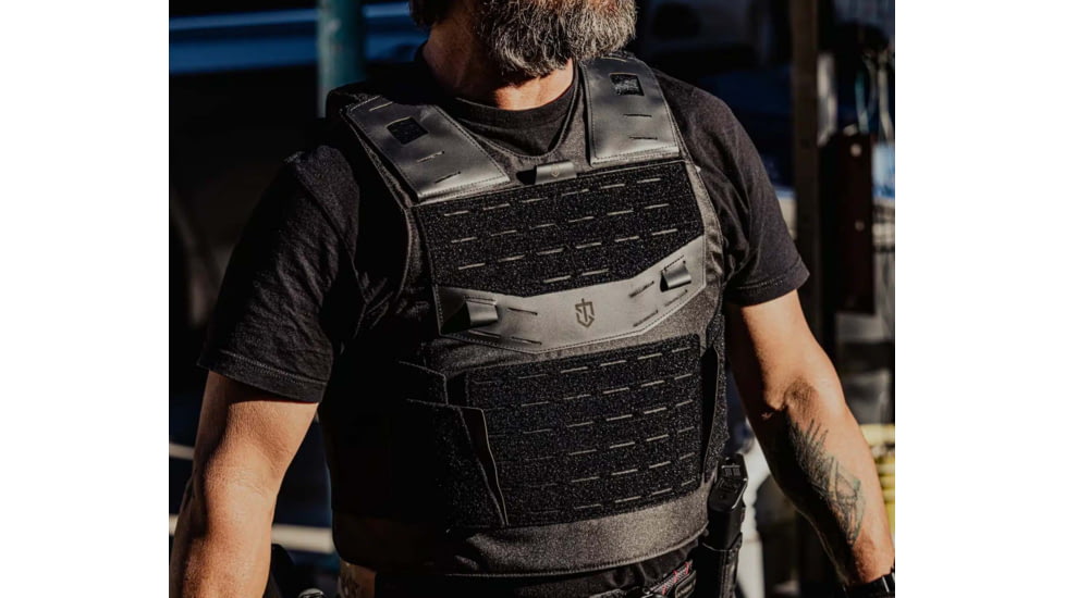 Ace Link Armor Hybrid Vest Flexcore, Black, Large, B-CR-HY-BLK-3-L