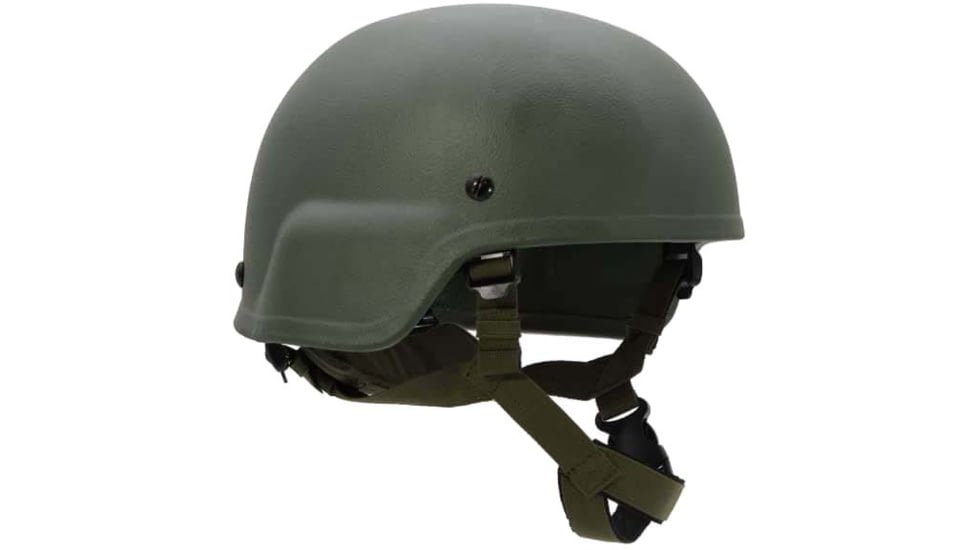 Ace Link Armor Mich Ballistic Helmet, Green, Medium, B-BH-MCH-GRN-2-M