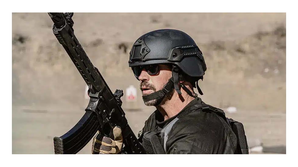 Ace Link Armor Mich Combat Ballistic Helmet, Black, Medium, B-BH-COM-BLK-2-M