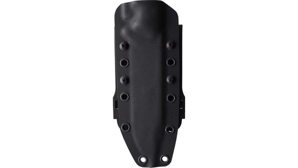 Acta Non Verba Knives M73 Kontos Fixed Blade Knife, 5.25 in, Sleipner Tool Steel Black Cerakote, Drop Point Blade, Black Sculpted Micarta Handle, ANVM73002