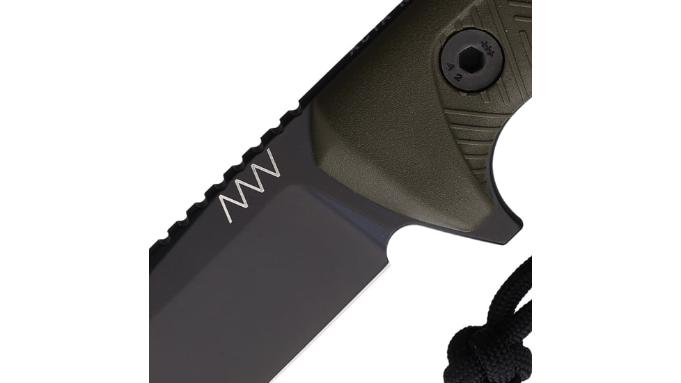 Acta Non Verba Knives P300 Fixed Blade Blk/OD, ANVP300055