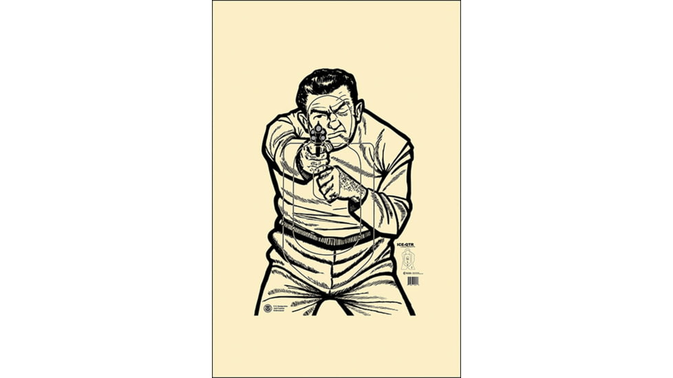 Action Target ICE-QT2009-100 ICE-QT Training Target 2009 Hanging Paper 2