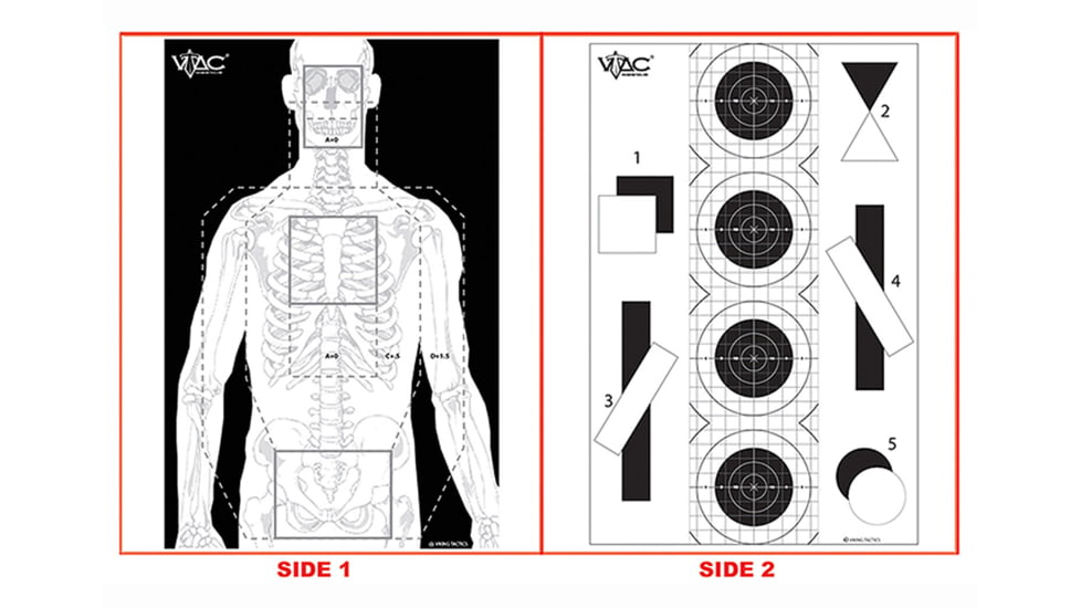 Action Target VTAC-P-100 Viking Tactics Double Sided Heavy Paper 23 X 35 VTACP100