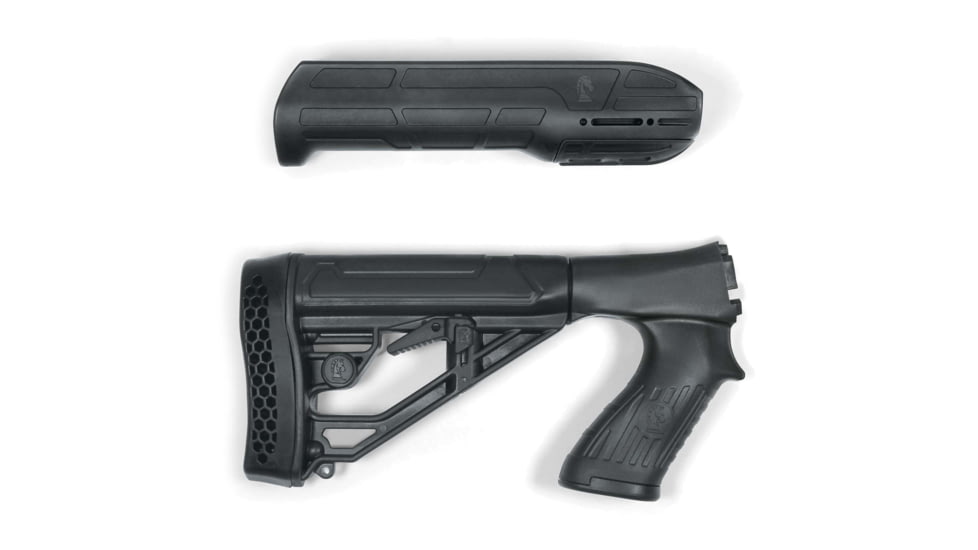 Adaptive Tactical EX Performance Forend And M4-Style Stock for Mossberg Shotguns, Black, AT-02006