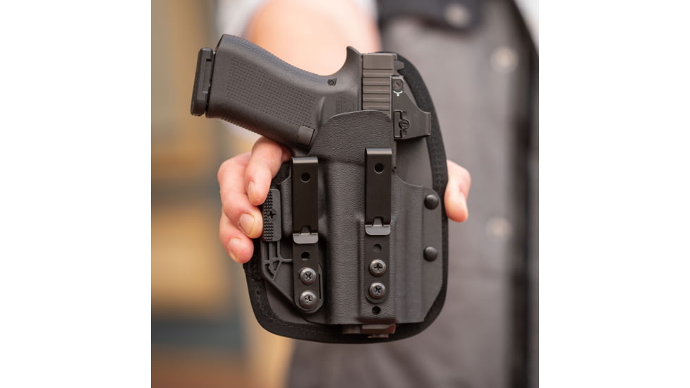 Hoftac Adaptive Tactical Omnicarry Multi-Fit IWB Holster, Right Handed, Black, Compact, HT-01001-R