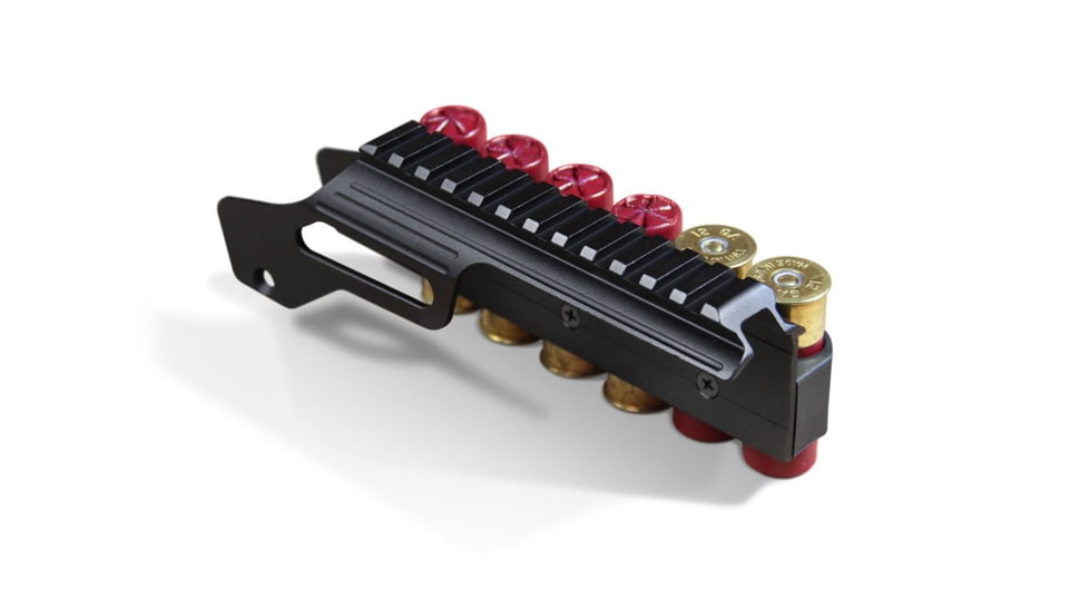 Adaptive Tactical Saddle Mount Shell Carrier - Mossberg 500/590/930, 12Ga, Black, AT-06100-M