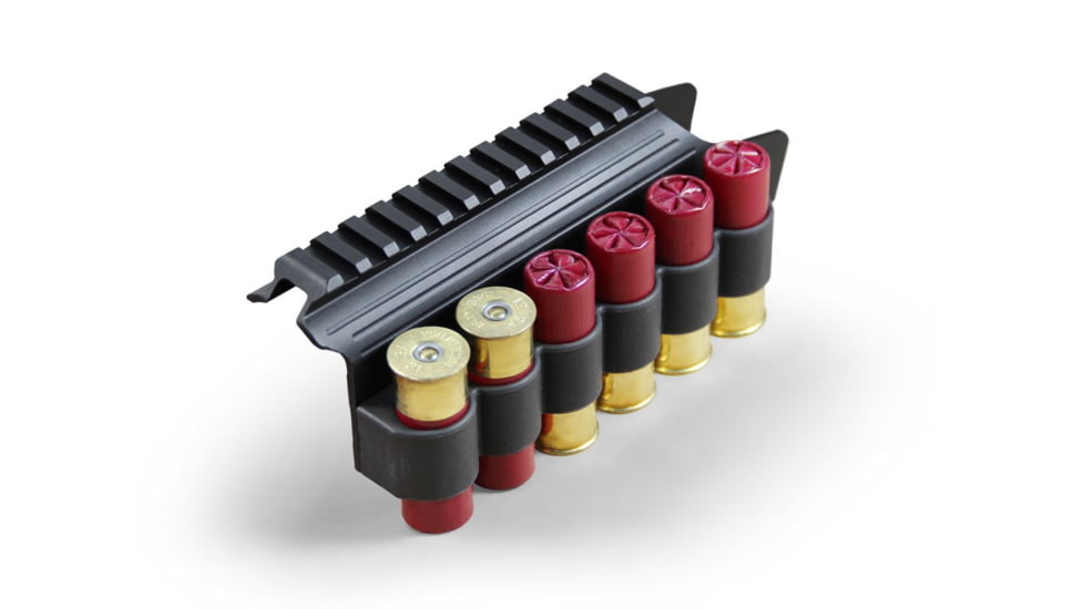 Adaptive Tactical Saddle Mount Shell Carrier - Mossberg 500/590/930, 12Ga, Black, AT-06100-M