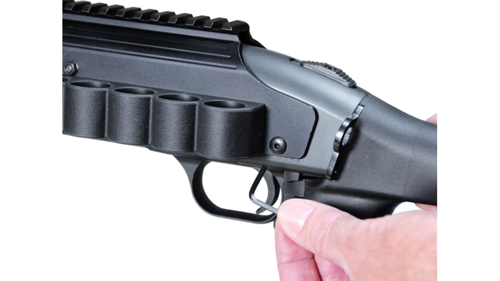 Adaptive Tactical Saddle Mount Shell Carrier - Mossberg 500/590/930, 12Ga, Black, AT-06100-M