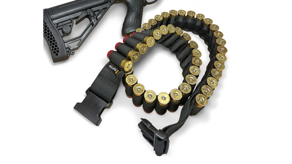 Adaptive Tactical Shotgun Bandolier, 45 Rounds, Black, AT-06401