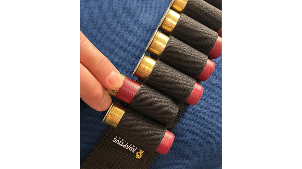 Adaptive Tactical Shotgun Bandolier, 45 Rounds, Black, AT-06401