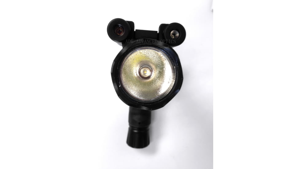 ADE Advanced Optics HG03 Rifle Vertical Foregrip Grip Flashlight/Green Laser Combo Sight, Black, HG03