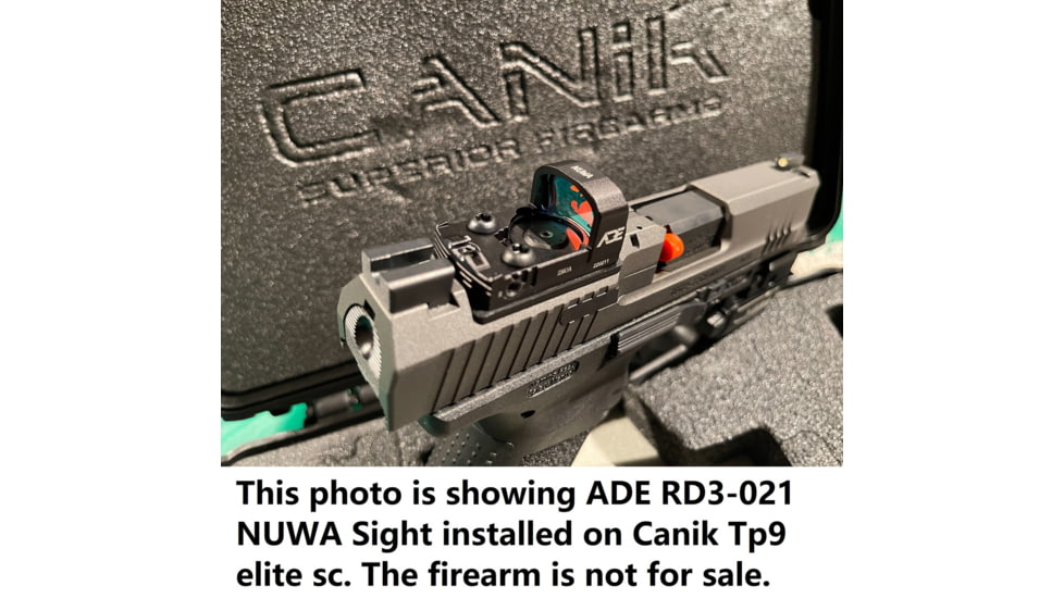 ADE Advanced Optics NUWA Micro Red Dot Sight, 2 MOA Reticle, Black, RD3-021
