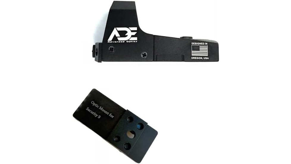 ADE Advanced Optics RD3-006 1x Reflex Green Dot Sight w/Ruger Security 9 Optic Mount Plate