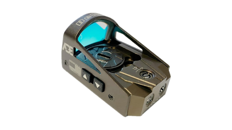 ADE Advanced Optics RD3-012 Delta Mini Reflex Red Dot Micro Sight, Dot Reticle, FDE, RD3-012S