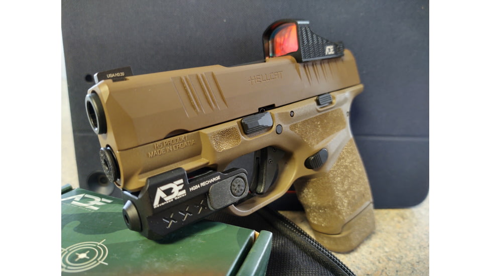 ADE Advanced Optics Spike Micro Red Dot Sight, 4MOA, Black, RD3-018