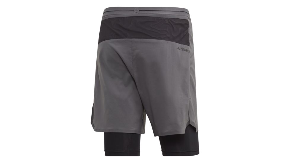 Adidas Terrex Agravic 2 In 1 Short - Men's, Grey Five, DS8765-DEMO