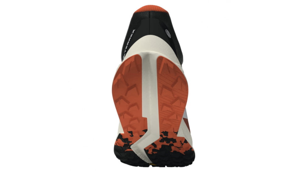 Adidas Terrex Soulstride Flow Trail Running Shoes - Mens, Black/Crystal White/Impact Orange, 11,5US, HP5564-11-5