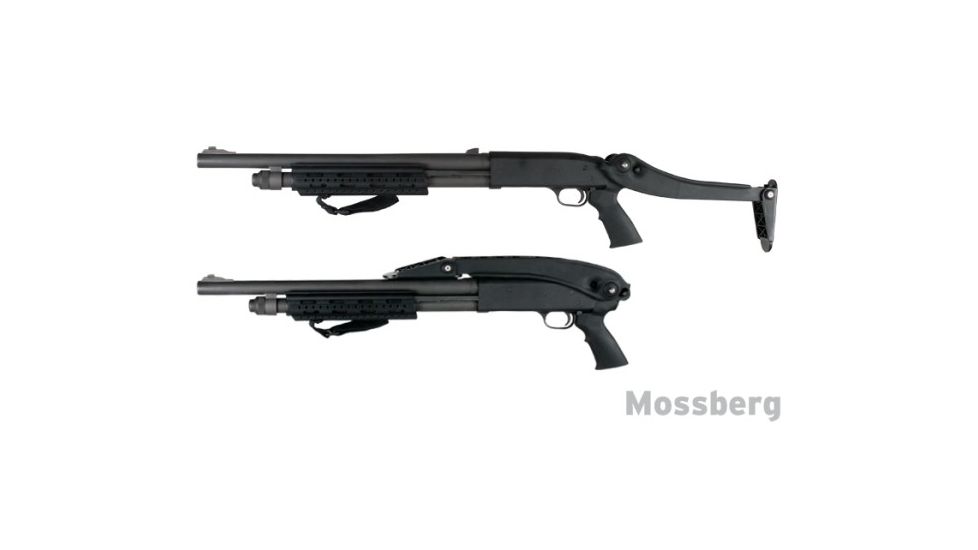 Advanced Technology Tactical Top Folding Stock Black TFS0600