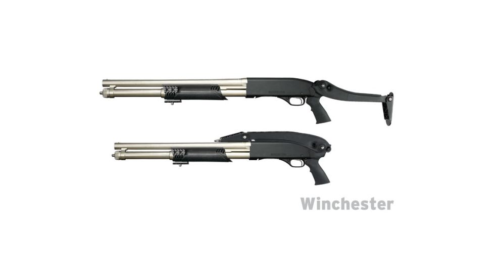 Advanced Technology Tactical Top Folding Stock Black TFS0600