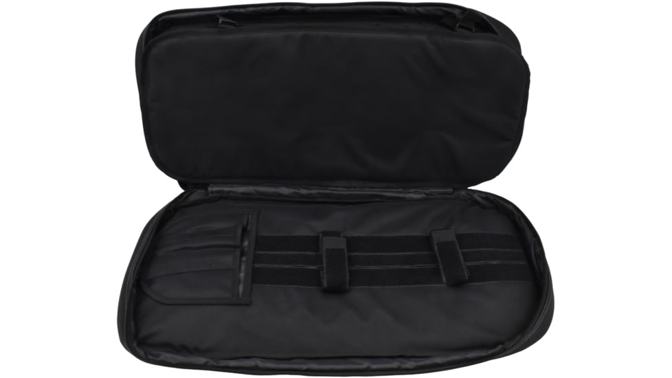 Advance Warrior Solutions Frame 28in AR Pistol/SBR Case w/ Backpack Strap, 600D Poly PVC, Black/Grey, FR28RBP-BL/GR