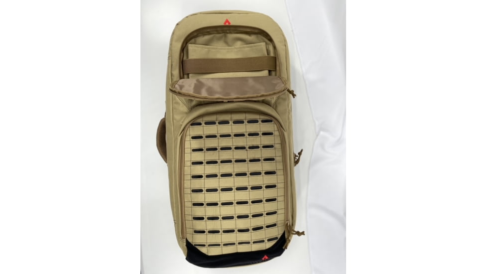 Advance Warrior Solutions Frame 28in AR Pistol/SBR Case w/ Backpack Strap, 600D Poly PVC, Tan/Black, FR28RBP-TN/BL