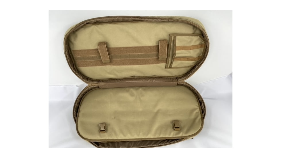 Advance Warrior Solutions Frame 28in AR Pistol/SBR Case w/ Backpack Strap, 600D Poly PVC, Tan/Black, FR28RBP-TN/BL