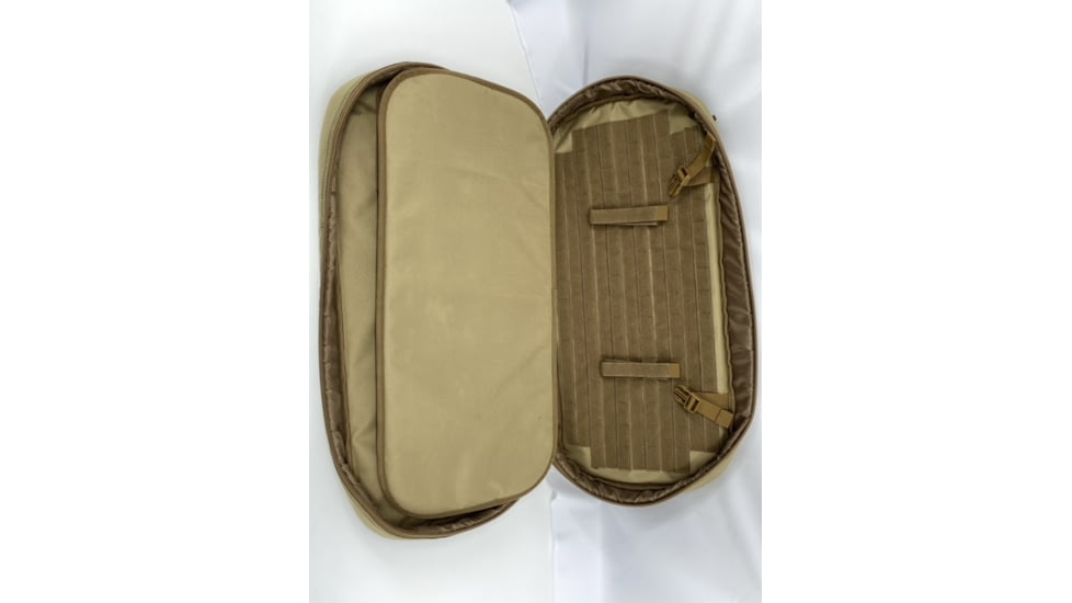 Advance Warrior Solutions Frame 28in AR Pistol/SBR Case w/ Backpack Strap, 600D Poly PVC, Tan/Black, FR28RBP-TN/BL